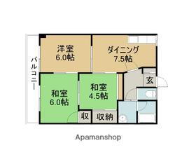 鳥取県鳥取市丸山町 鳥取駅 3DK アパート 賃貸物件詳細