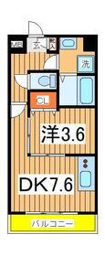 クレール柏 3階 1DK 賃貸物件詳細