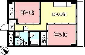 河興マンション 3階 2DK 賃貸物件詳細