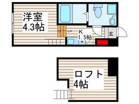 東京都足立区西竹の塚１ 竹ノ塚駅 1K アパート 賃貸物件詳細