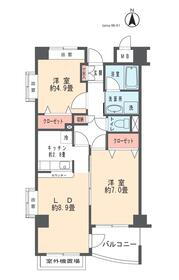 神奈川県川崎市多摩区登戸 向ヶ丘遊園駅 2LDK マンション 賃貸物件詳細
