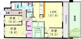 兵庫県芦屋市翠ケ丘町 打出駅 4SLDK マンション 賃貸物件詳細