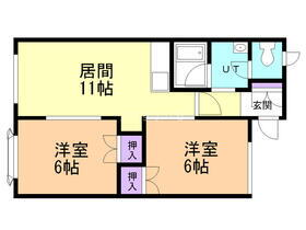 北海道札幌市豊平区平岸一条１６ 南平岸駅 2LDK アパート 賃貸物件詳細