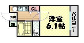 大阪府大阪市西区南堀江２ 西長堀駅 1K マンション 賃貸物件詳細