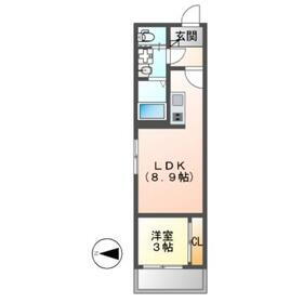 Ｃａｌｍ栄生 1階 1LDK 賃貸物件詳細
