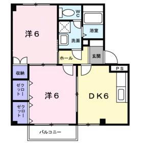 カーネス・リリィＡ 1階 2DK 賃貸物件詳細