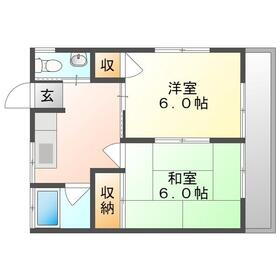 岡山県岡山市北区今保 北長瀬駅 2DK アパート 賃貸物件詳細
