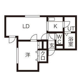 北海道札幌市清田区真栄一条２ 福住駅 1DK アパート 賃貸物件詳細