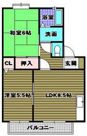 ビューテラスさやま 1階 2DK 賃貸物件詳細