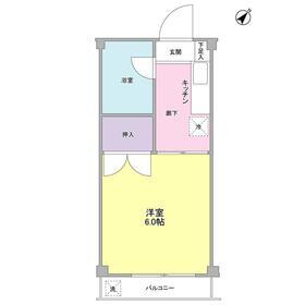 トーコー幸町ハイツ　パートＩ 1階 1K 賃貸物件詳細