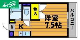 ソレイユ 2階 1K 賃貸物件詳細