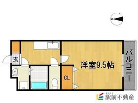 福岡県久留米市朝妻町 久留米大学前駅 1K マンション 賃貸物件詳細