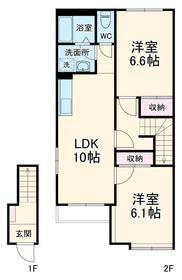 愛知県碧南市向陽町２ 碧南中央駅 2LDK アパート 賃貸物件詳細