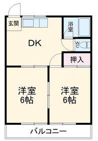 船橋コーポ　５号棟 1階 2DK 賃貸物件詳細