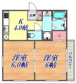 中山手ガーデンパレスＣ棟 2階建