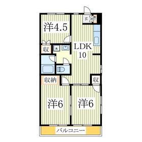 千葉県野田市岩名２ 川間駅 3DK アパート 賃貸物件詳細