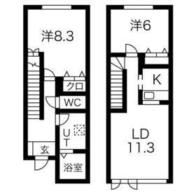 北海道札幌市西区発寒十五条２ 発寒中央駅 2LDK 一戸建て 賃貸物件詳細