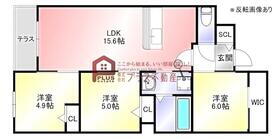 キャンファマンションＶ 2階 3LDK 賃貸物件詳細