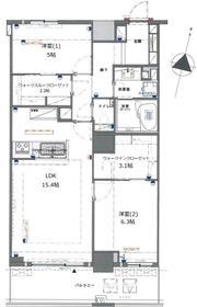 ＴＨＥ　ＫＯＳＵＧＩ　ＴＯＷＥＲ 45階 2LDK 賃貸物件詳細