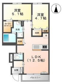 ボヌール 1階 2LDK 賃貸物件詳細