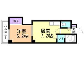 Ｙ’Ｓコート 3階 1DK 賃貸物件詳細