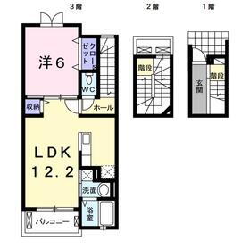 ミルトロイテ 3階 1LDK 賃貸物件詳細