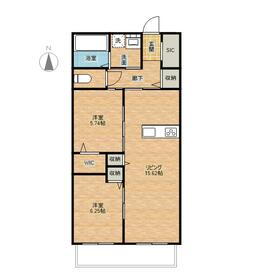 茨木市蔵垣内３丁目共同住宅新築工事 2階 2LDK 賃貸物件詳細