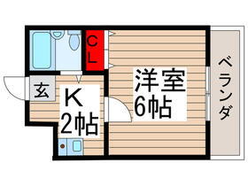 五香ビレッジ 2階 1K 賃貸物件詳細