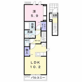 愛媛県今治市北鳥生町５ 伊予富田駅 1LDK アパート 賃貸物件詳細