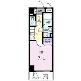 スカイガーデン 3階 1K 賃貸物件詳細