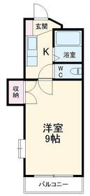 富士レイホービル第３ 2階 1K 賃貸物件詳細