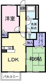 グランドゥールＡ 1階 2LDK 賃貸物件詳細