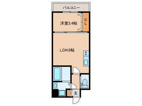 Ｌｕｘｅ服部天神 4階 1LDK 賃貸物件詳細