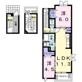 愛知県豊橋市中浜町 豊橋駅 2LDK アパート 賃貸物件詳細