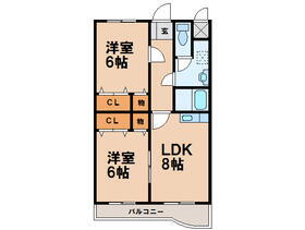 栃木県小山市大字羽川 小金井駅 2LDK マンション 賃貸物件詳細