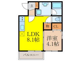 レジーナ高槻 1階 1LDK 賃貸物件詳細