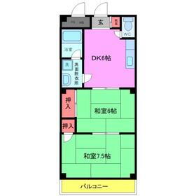 イムーブルナガセ 1階 2DK 賃貸物件詳細