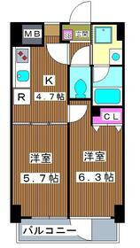 東京都板橋区大山西町 大山駅 2K マンション 賃貸物件詳細