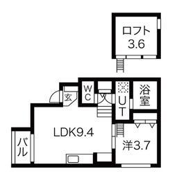 愛知県名古屋市昭和区鶴舞３ 荒畑駅 1SLDK アパート 賃貸物件詳細