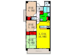 ＵＵＲコート茨木東中条 2階 3LDK 賃貸物件詳細