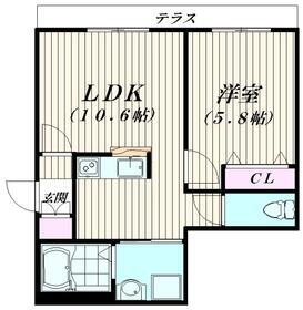 フォレスト山王 1階 1LDK 賃貸物件詳細