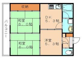 福岡県北九州市小倉北区金鶏町 南小倉駅 3DK マンション 賃貸物件詳細