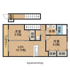 ローズコートＴ 2階 2LDK 賃貸物件詳細