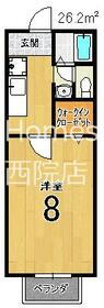 メゾン桂 1階 1K 賃貸物件詳細