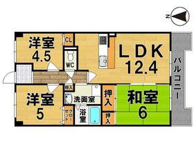 グリーンコーポ東生駒 5階 3LDK 賃貸物件詳細