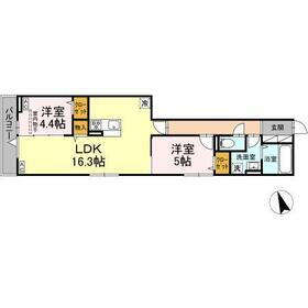 グラナーデ東伊興 2階 2LDK 賃貸物件詳細