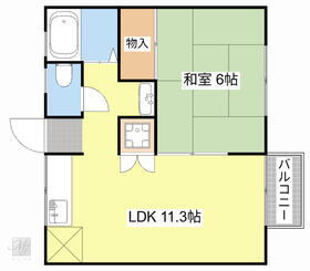 滋賀県東近江市山路町 能登川駅 1LDK アパート 賃貸物件詳細