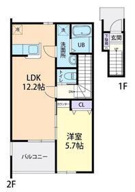 茨城県下妻市山尻 下妻駅 1LDK アパート 賃貸物件詳細