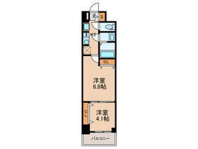 スプランディッド堀江 4階 2K 賃貸物件詳細