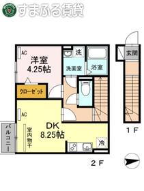 愛知県岡崎市上地６ 相見駅 1DK アパート 賃貸物件詳細